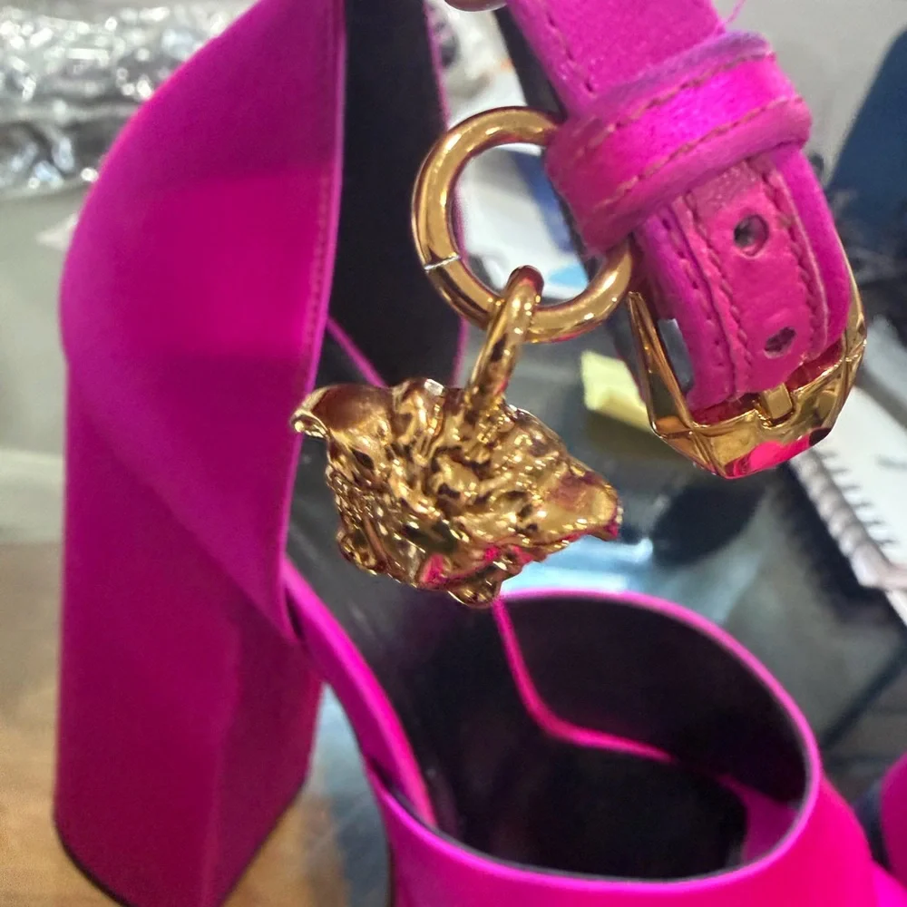 VERSACE MEDUSA AEVITAS PLATFORM SANDALS